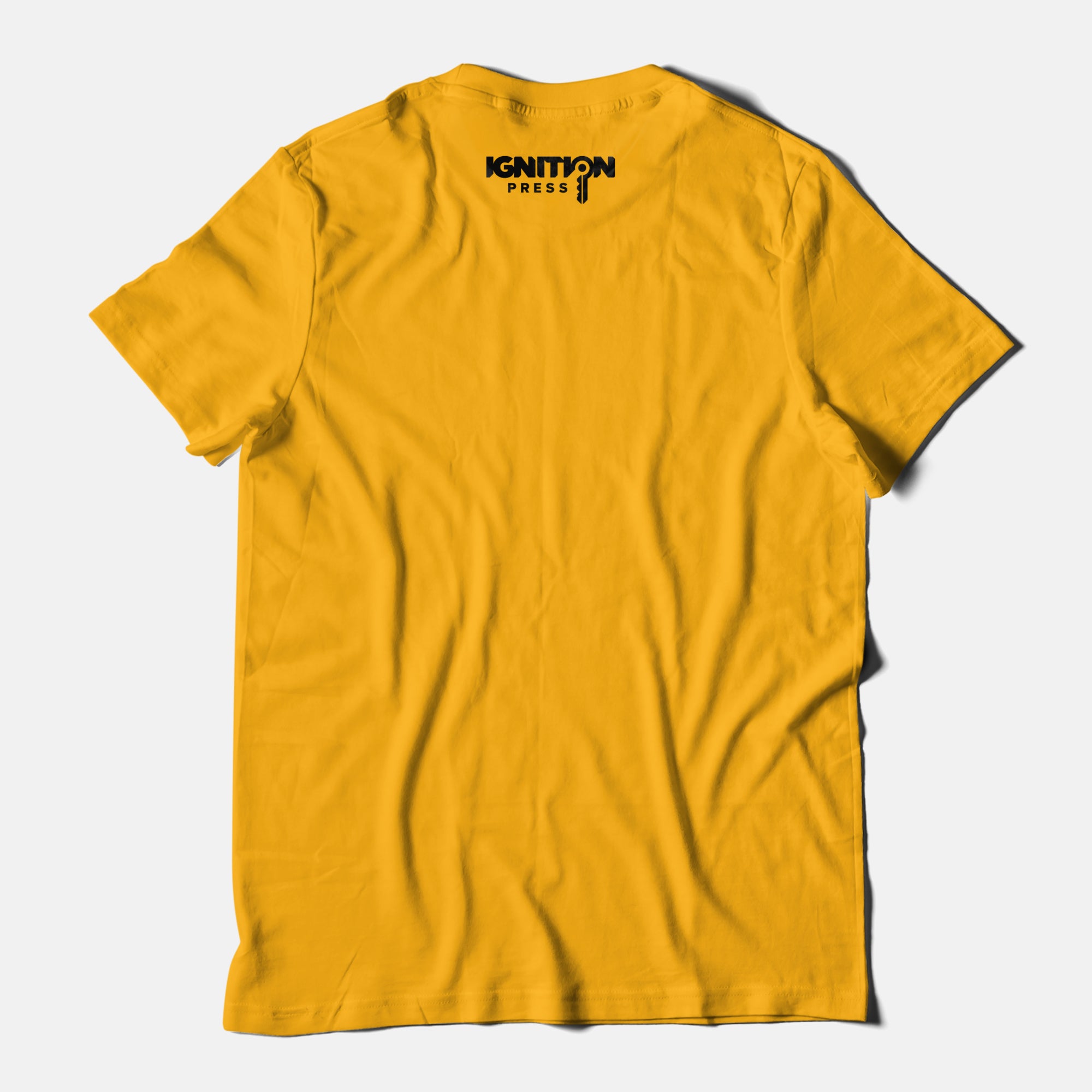 Ignition Press Black Key Icon Gold T-Shirt