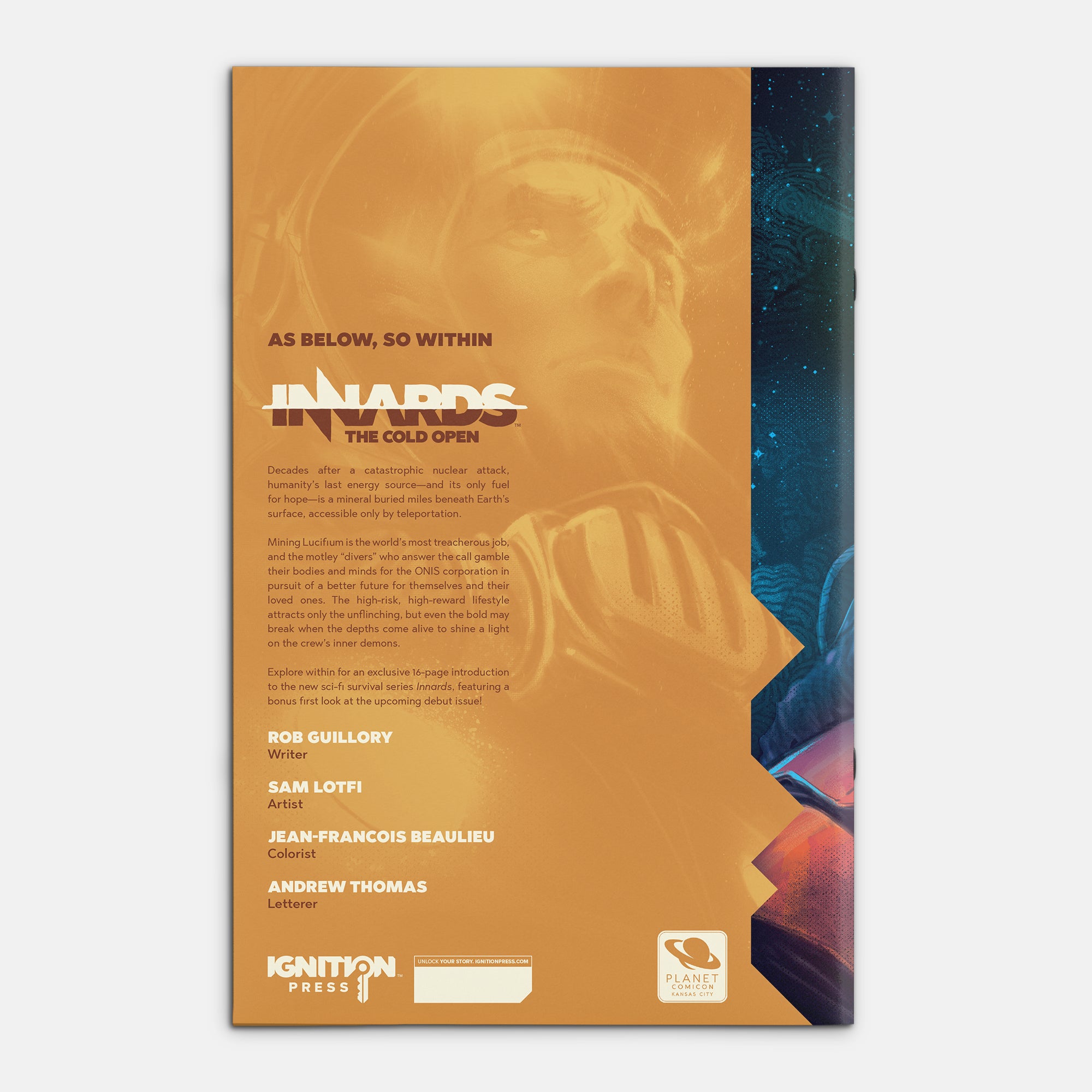 Innards: The Cold Open Cover B Joëlle Jones Planet Comic Con Exclusive