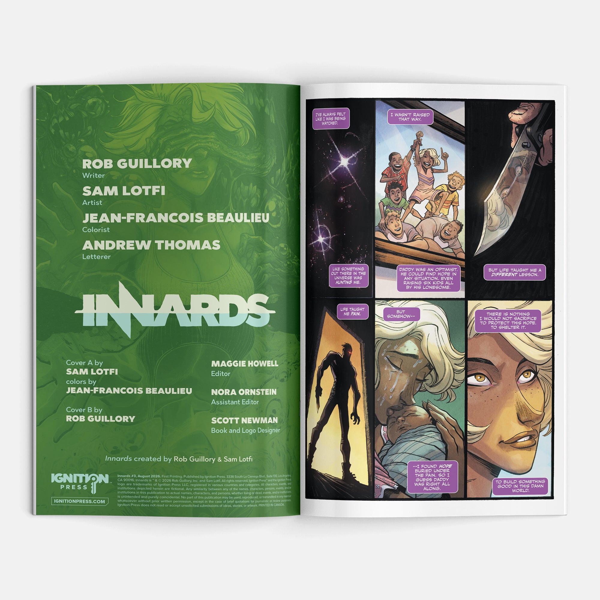 Innards #3 Cover A Sam Lotfi