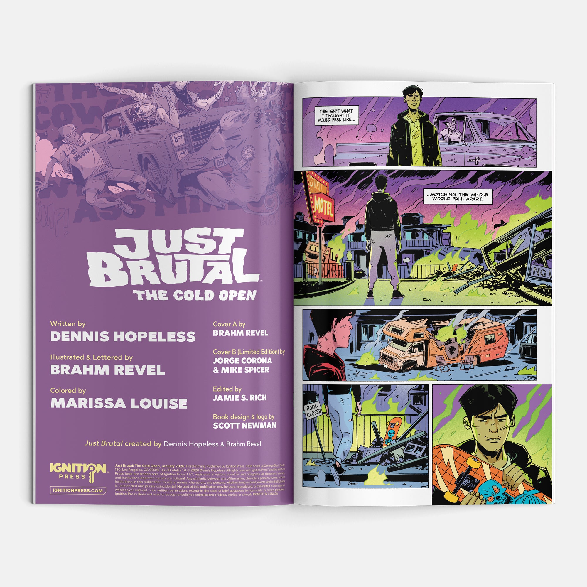 Just Brutal: Cold Open Cover B Jorge Corona