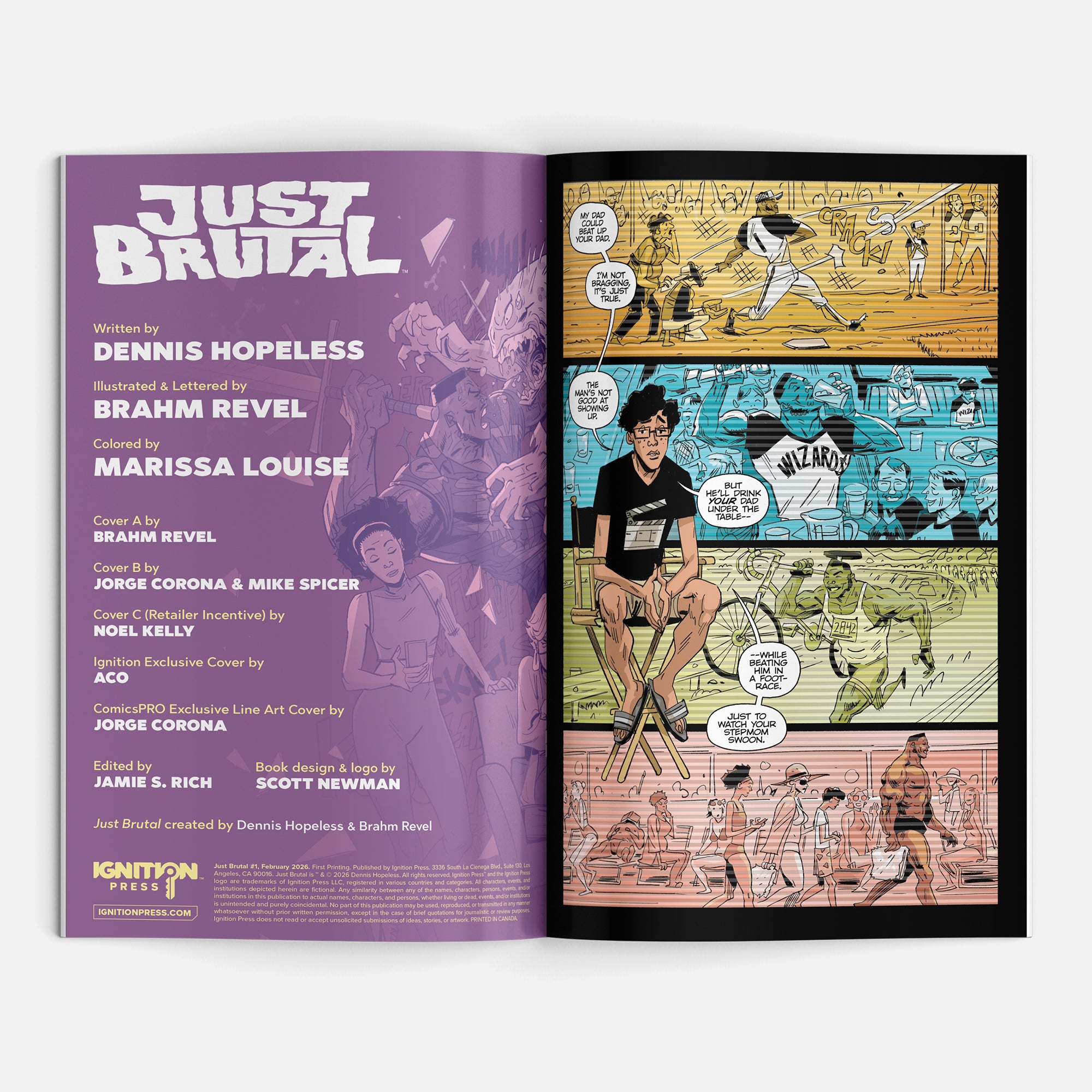 Just Brutal #1 Cover A Brahm Revel