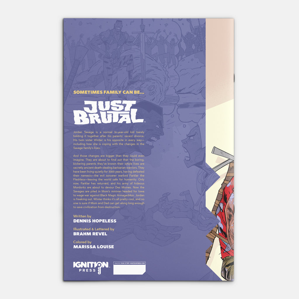 Just Brutal #3 Cover A Brahm Revel