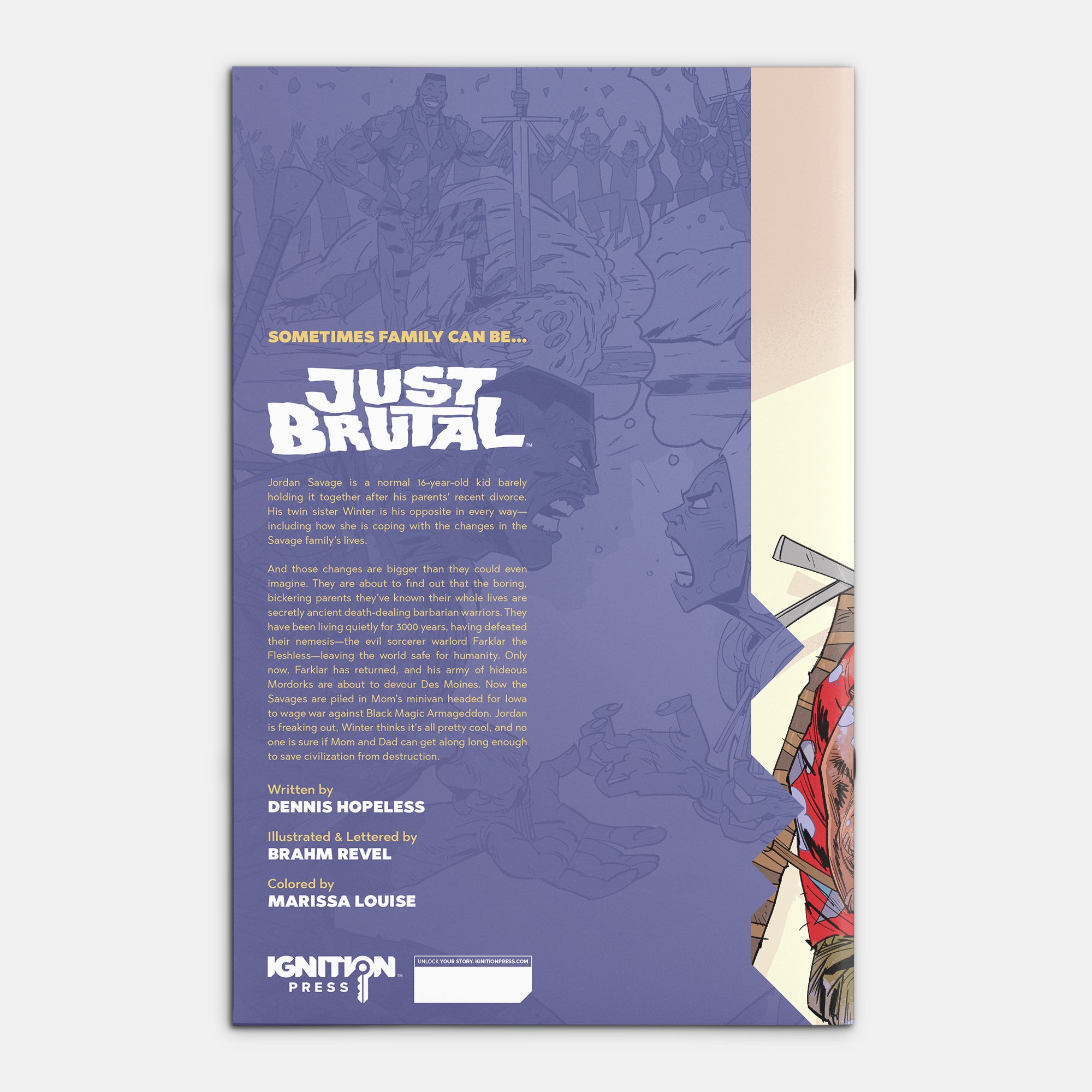 Just Brutal #3 Cover A Brahm Revel