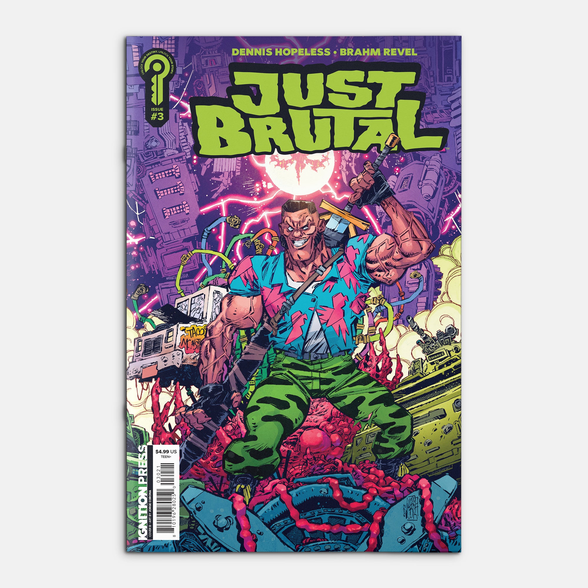 Just Brutal #3 Cover B Jorge Corona