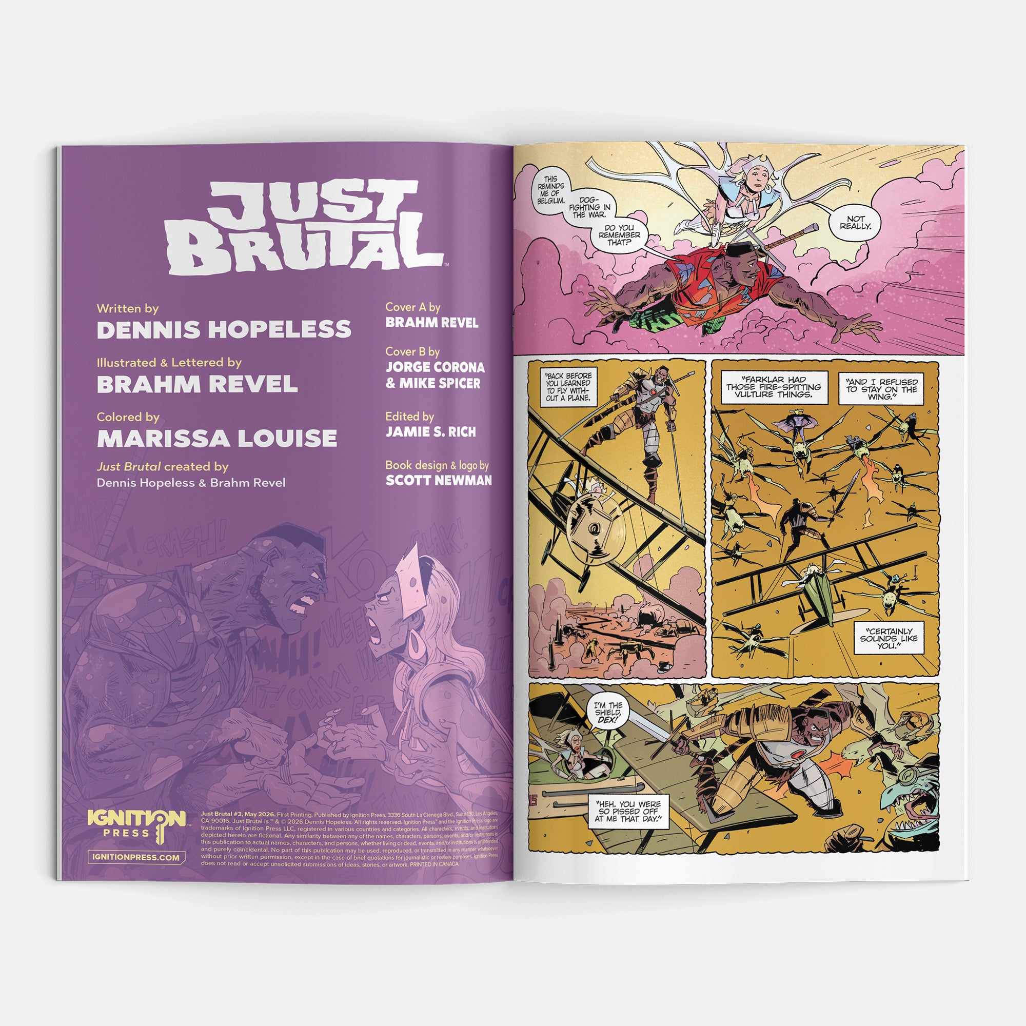 Just Brutal #3 Cover B Jorge Corona