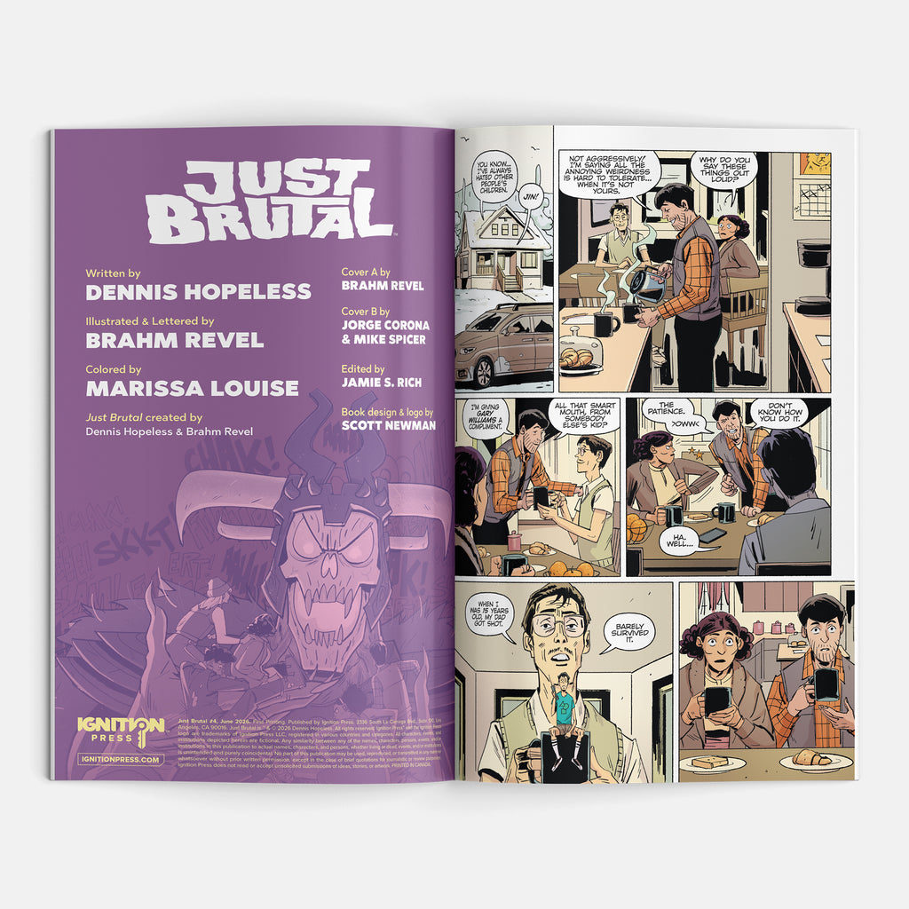 Just Brutal #4 Cover A Brahm Revel