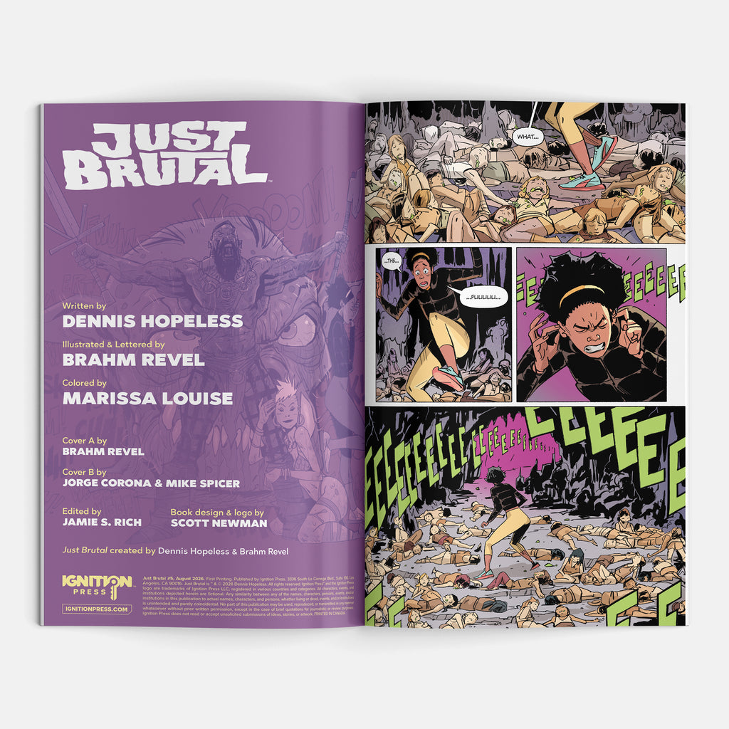 Just Brutal #5 Cover A Brahm Revel