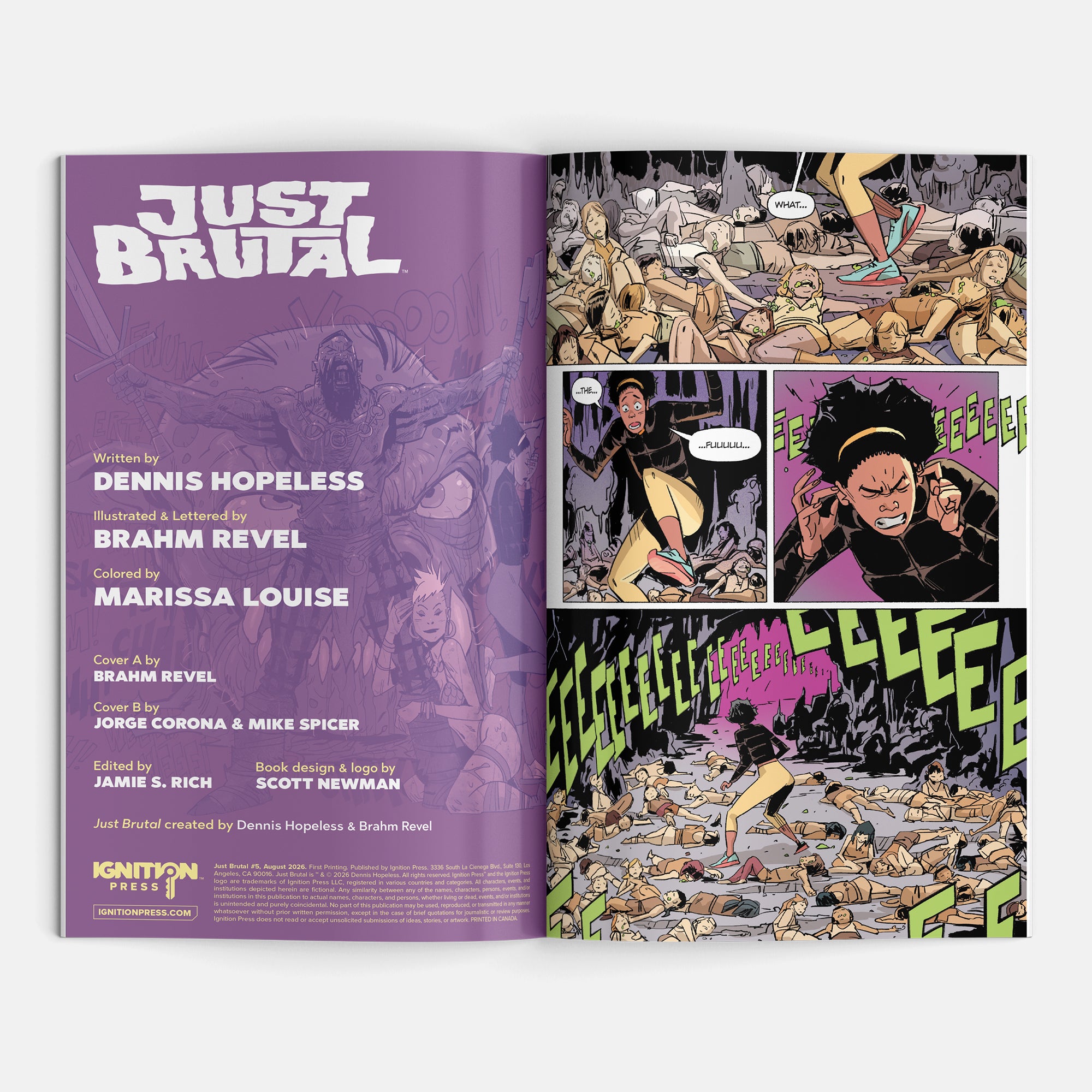 Just Brutal #5 Cover B Jorge Corona