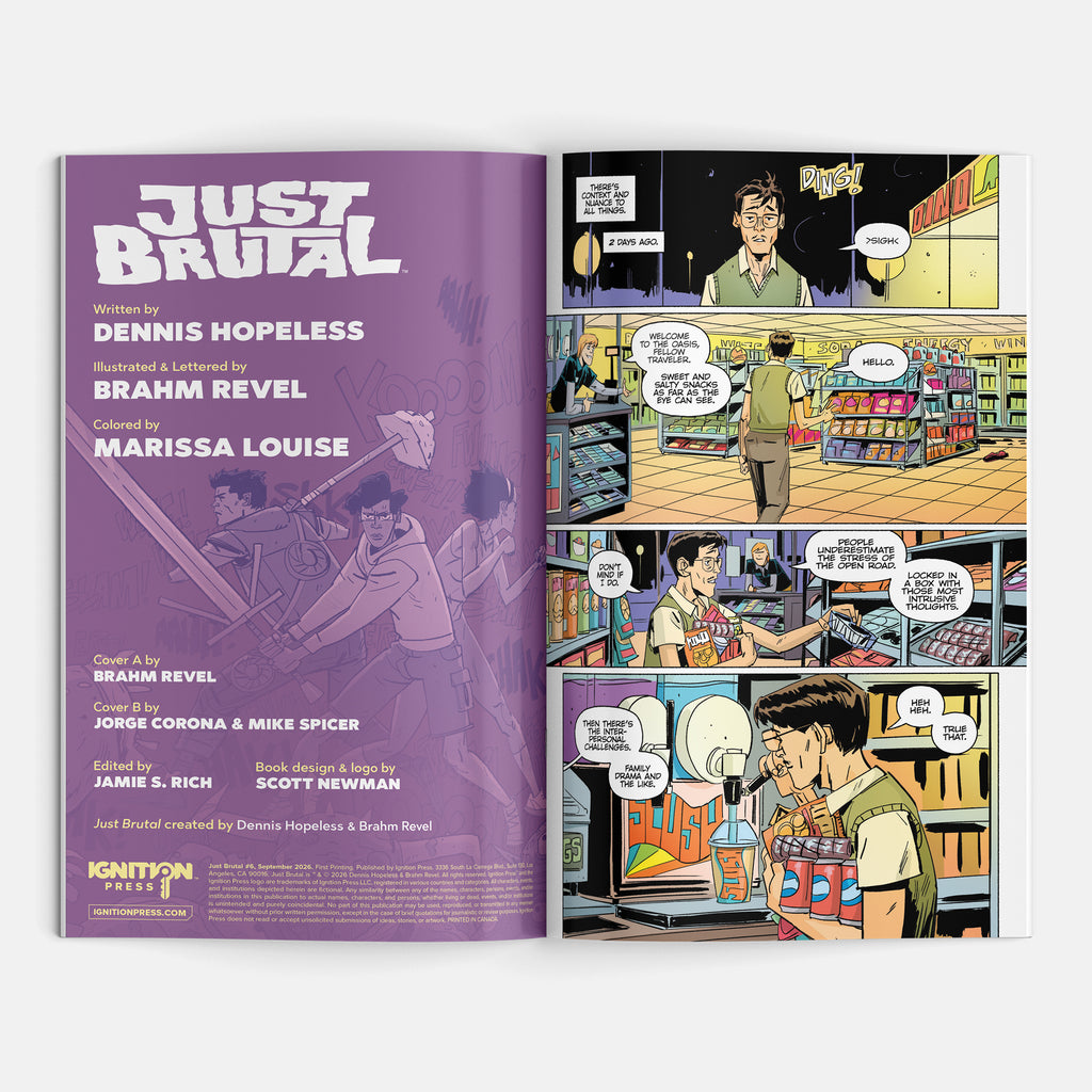 Just Brutal #6 Cover A Brahm Revel