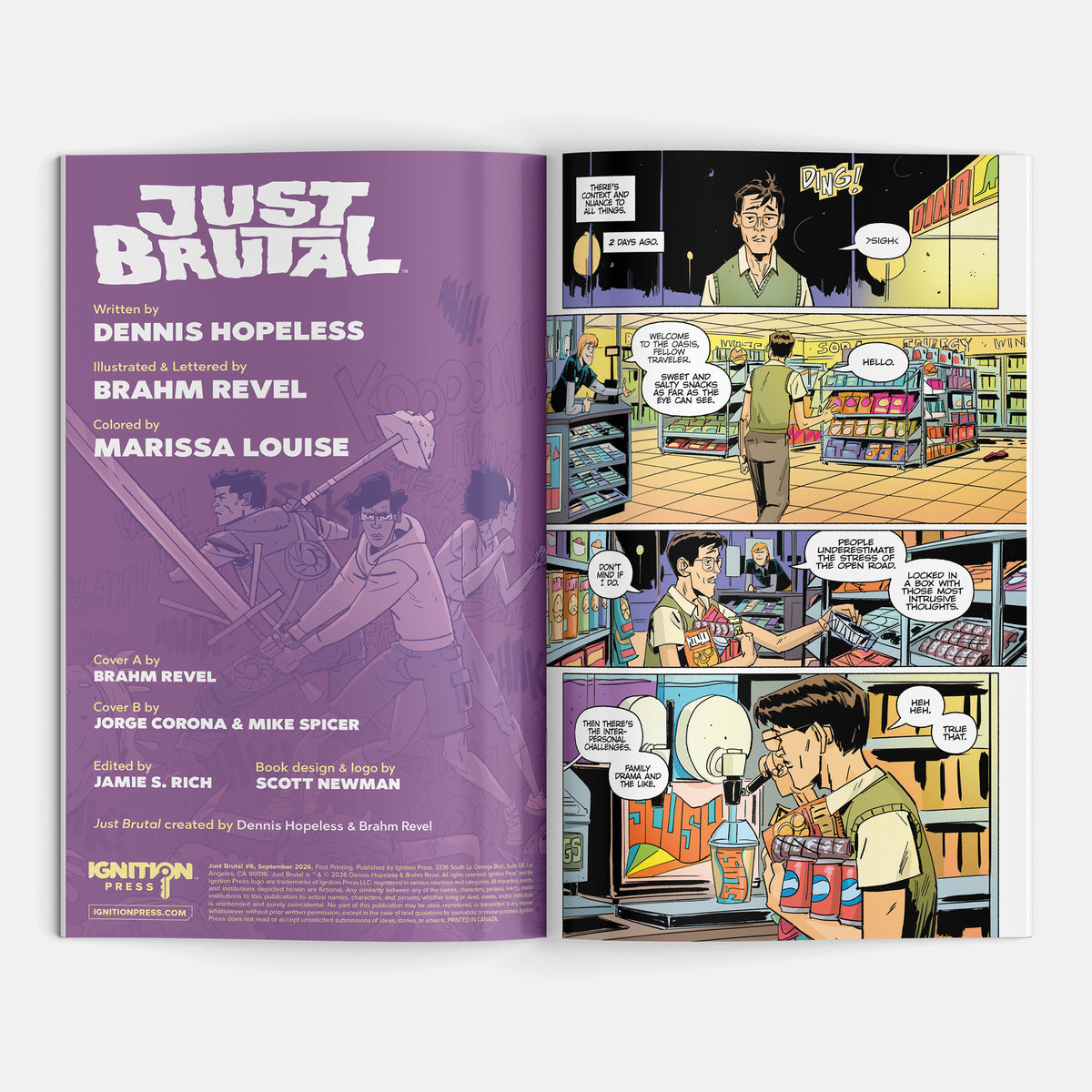 Just Brutal #6 Cover B Jorge Corona