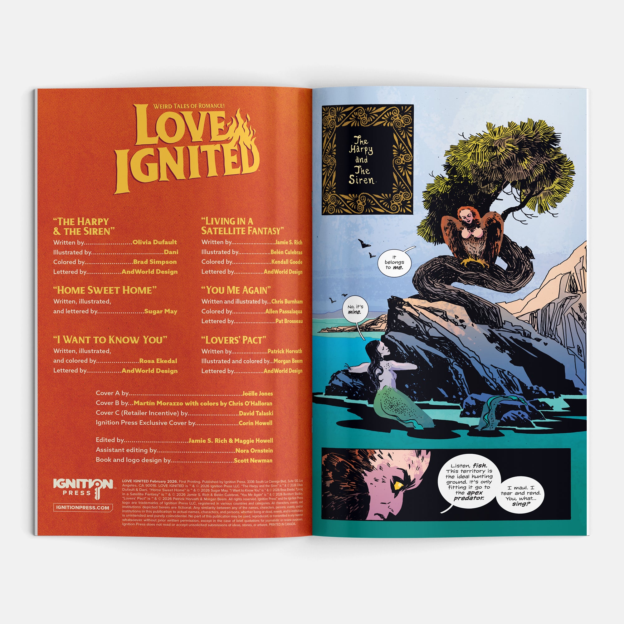 Love Ignited 2026 Cover A Joëlle Jones