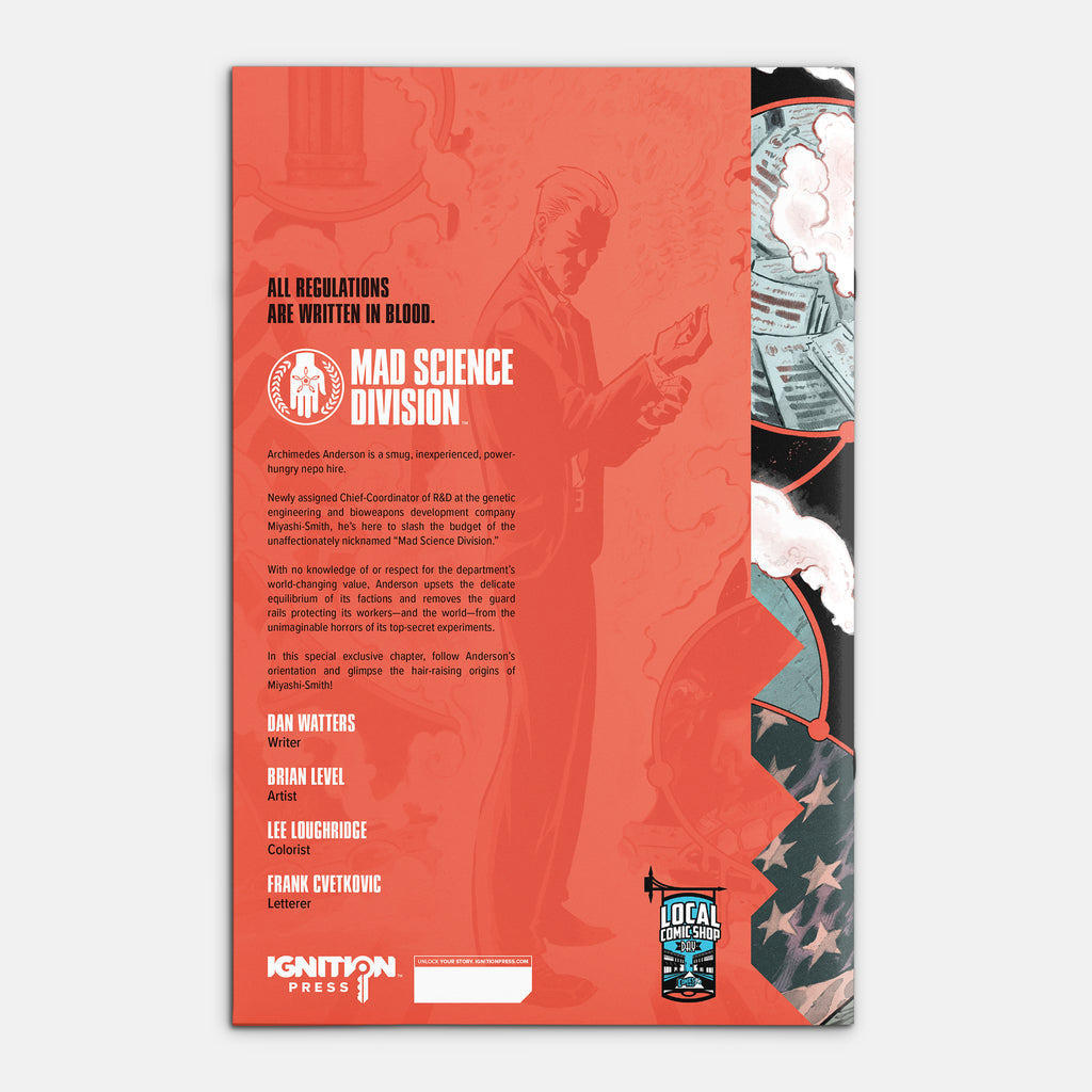 Mad Science Division: The Cold Open Cover A Brian Level LCSD
