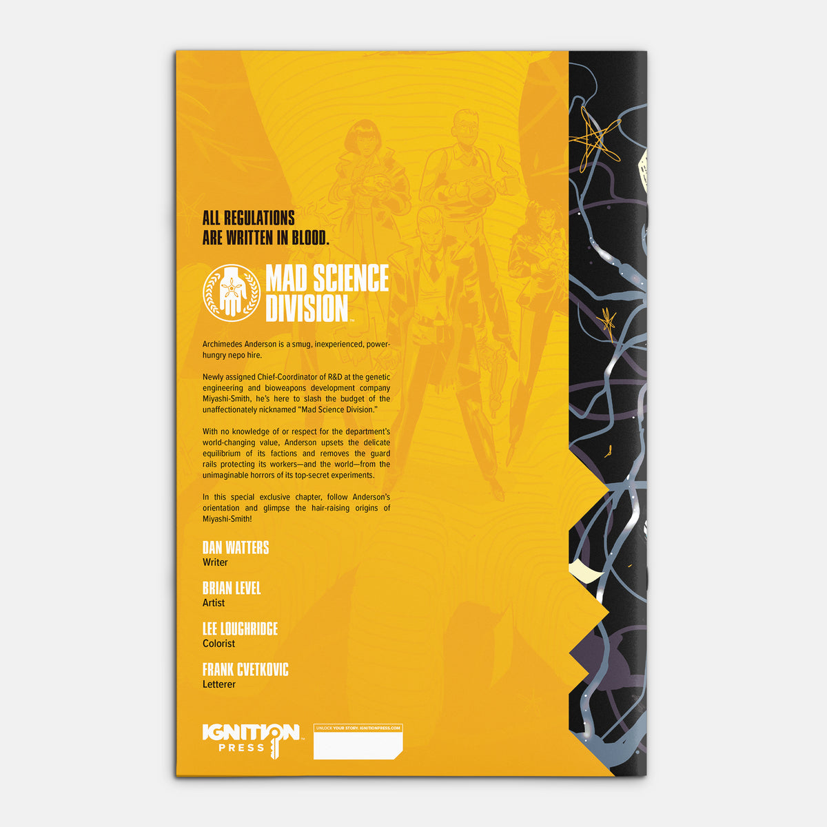 Mad Science Division: The Cold Open Cover B Riley Rossmo