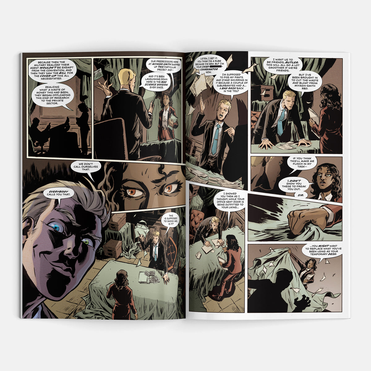 Mad Science Division: The Cold Open Cover B Riley Rossmo
