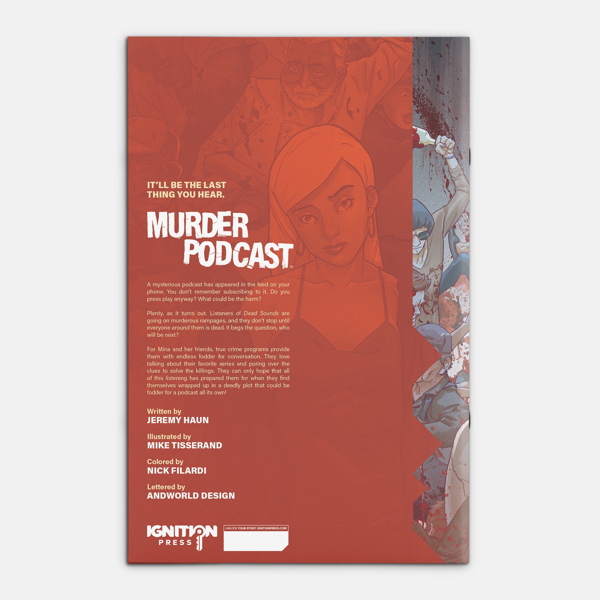Murder Podcast #1 Cover B Mike Tisserand Connecting