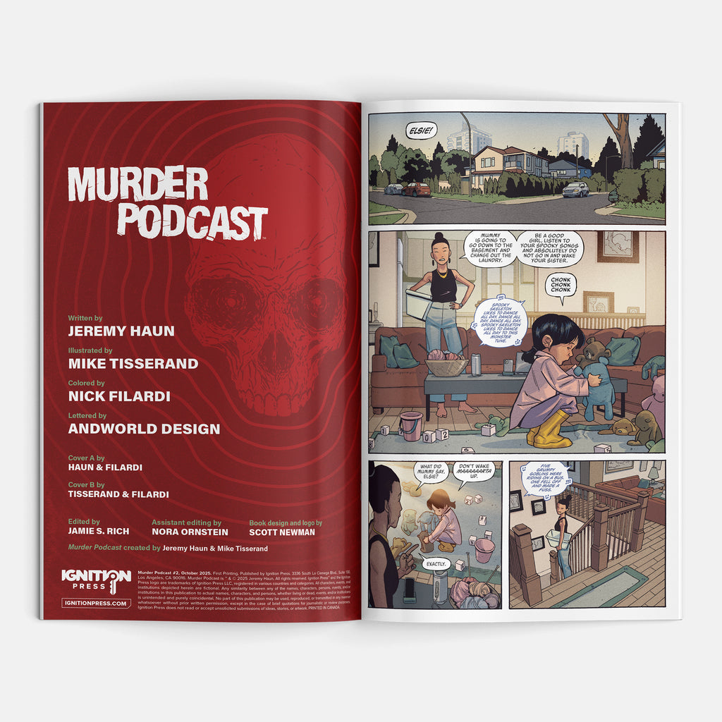 Murder Podcast #3 Cover B Mike Tisserand