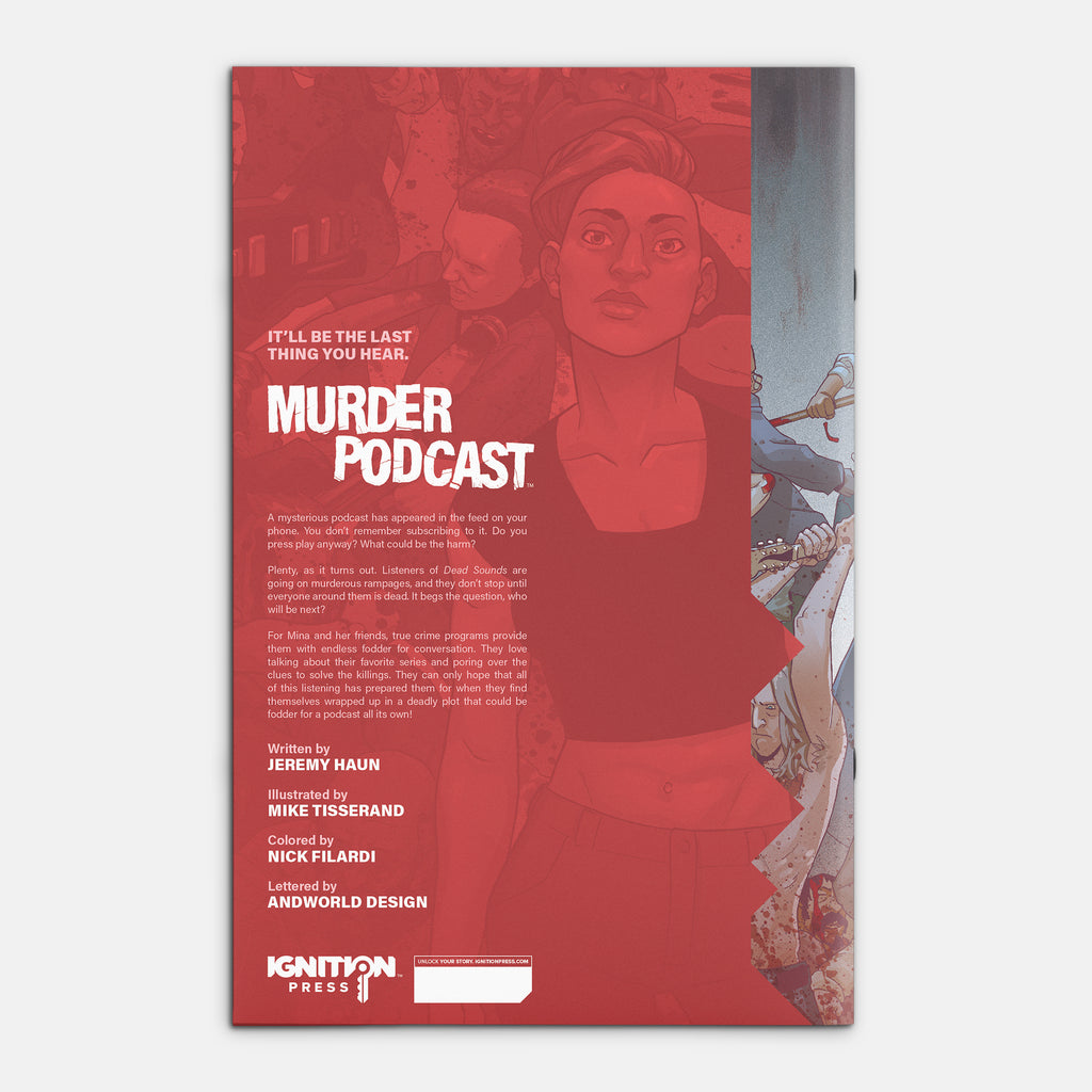 Murder Podcast #4 Cover B Mike Tisserand