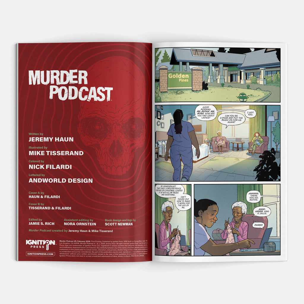 Murder Podcast #5 Cover B Mike Tisserand Connected