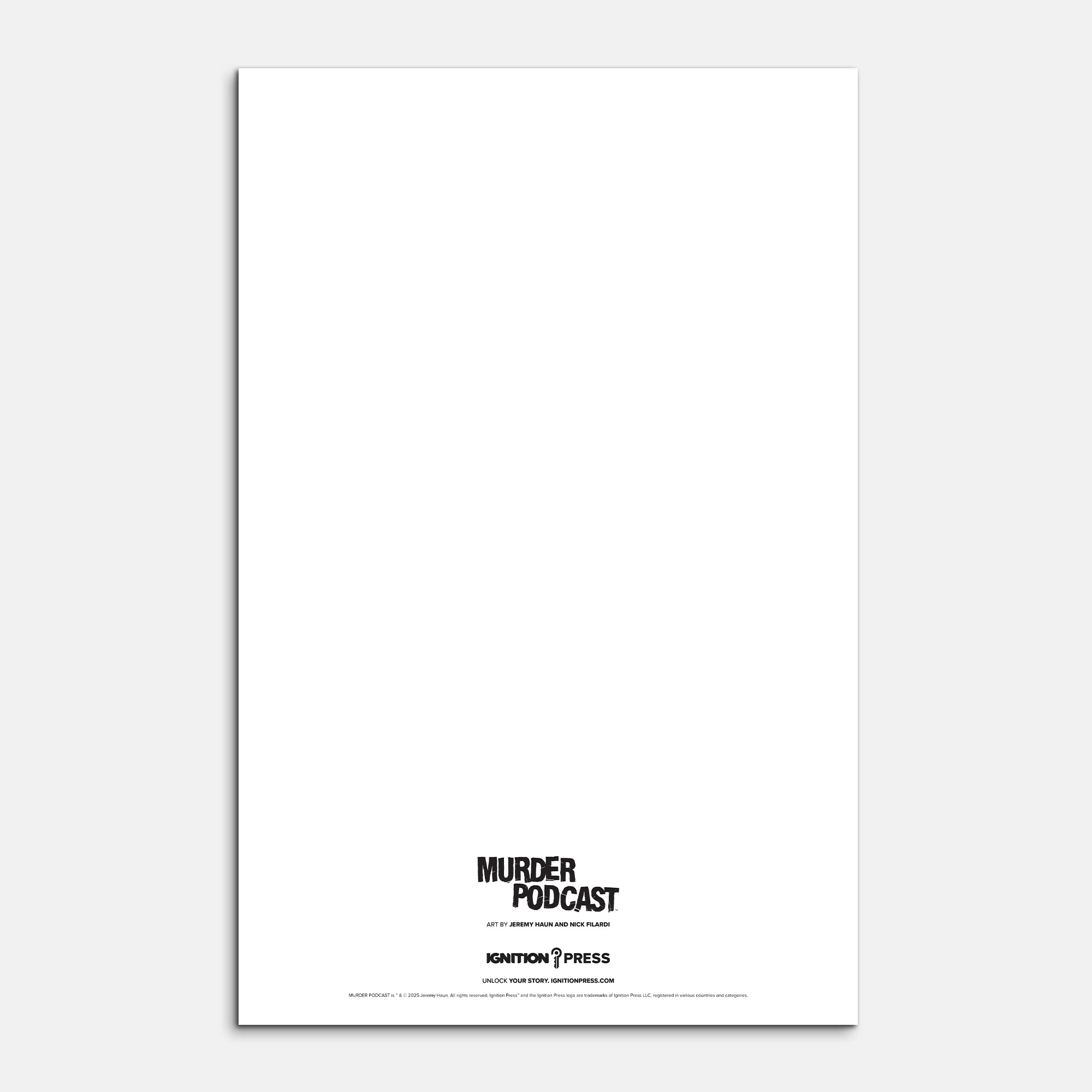 Murder Podcast: The Cold Open Jeremy Haun Art Print