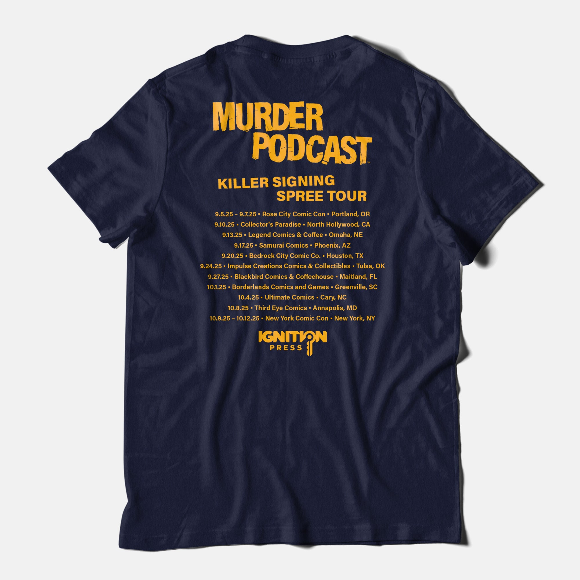 Murder Podcast Tour T-Shirt