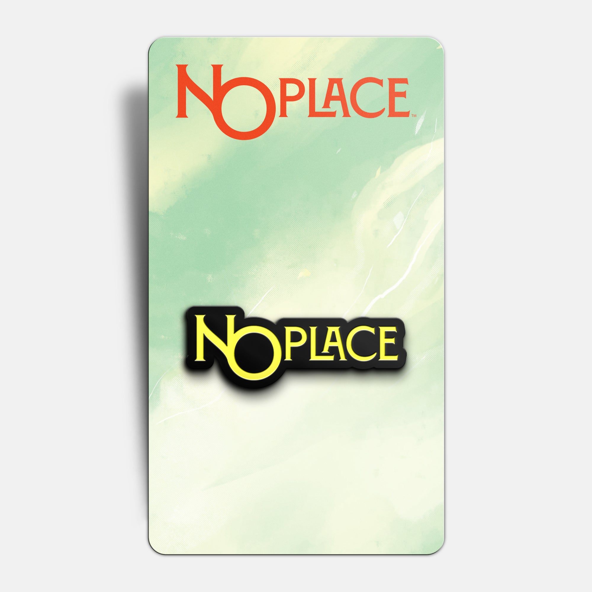 NO Place Logo Enamel Pin