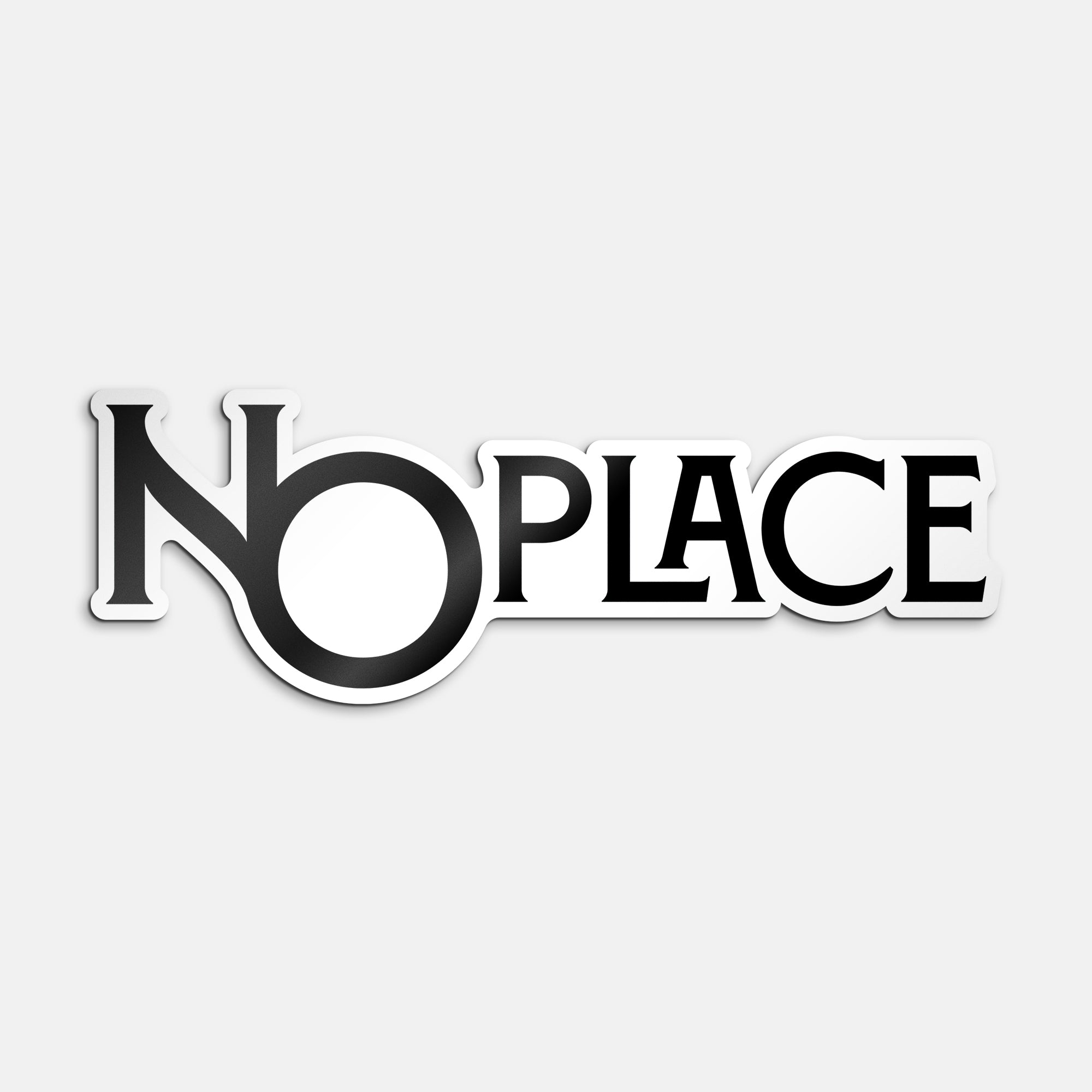 NO Place Logo Sticker
