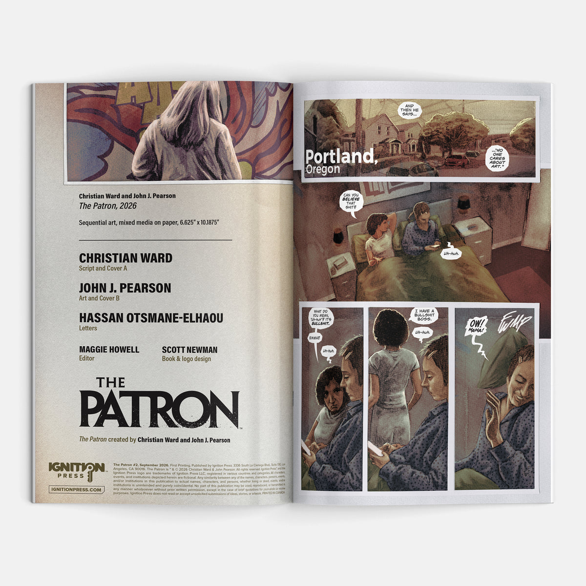 The Patron #2 Cover A Christian Ward