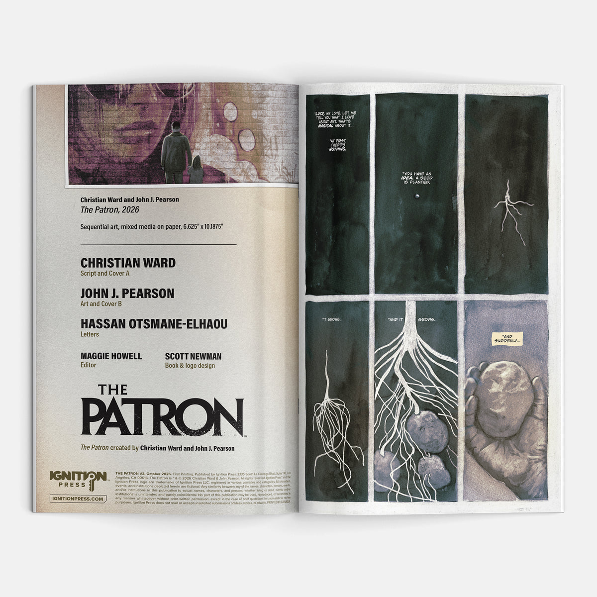 The Patron #3 Cover B John J. Pearson