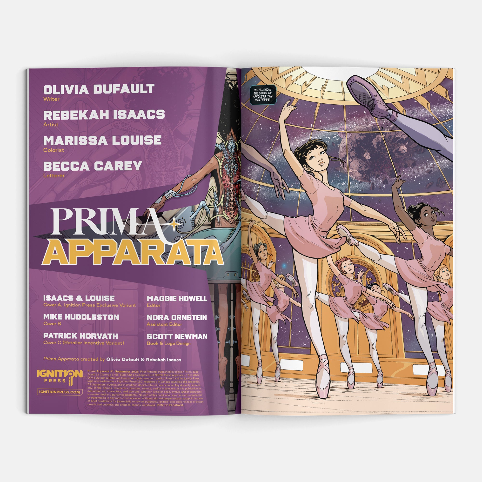 Prima Apparata #1 Cover C Patrick Horvath 1:10