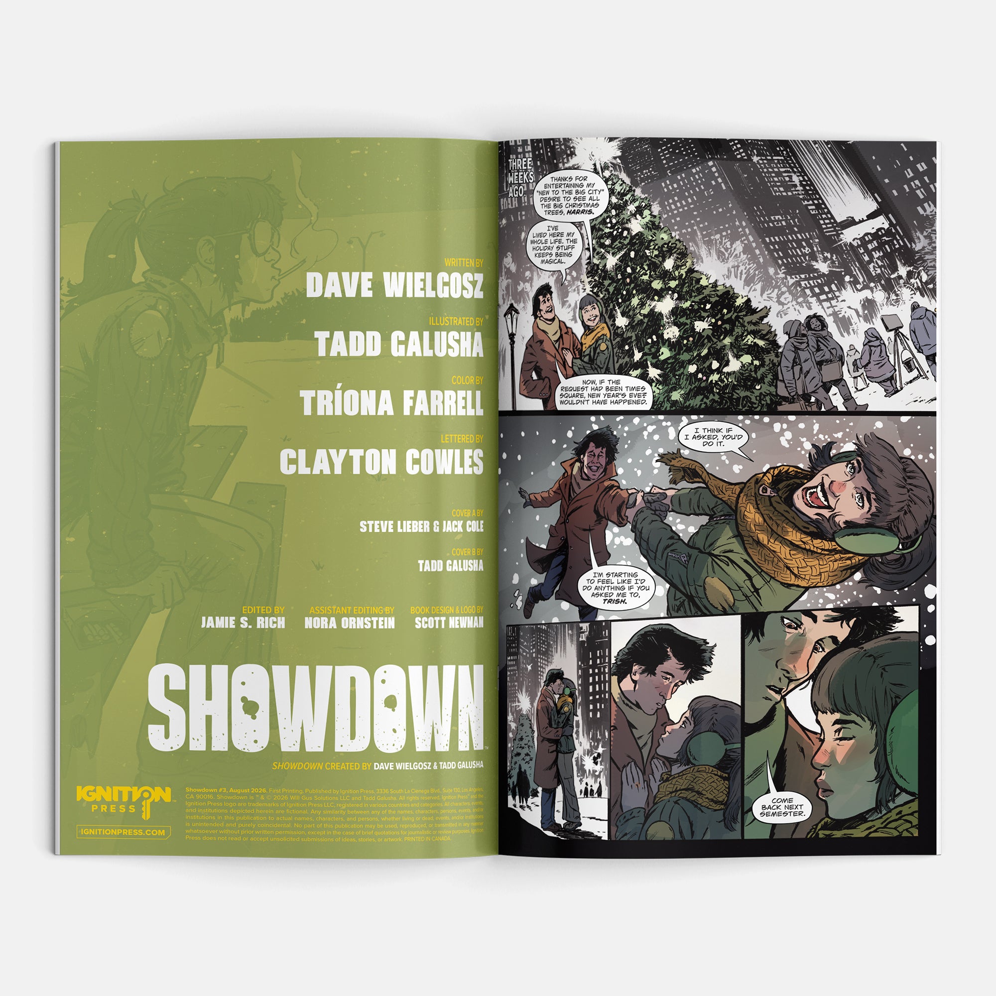 Showdown #3 Cover B Tadd Galusha