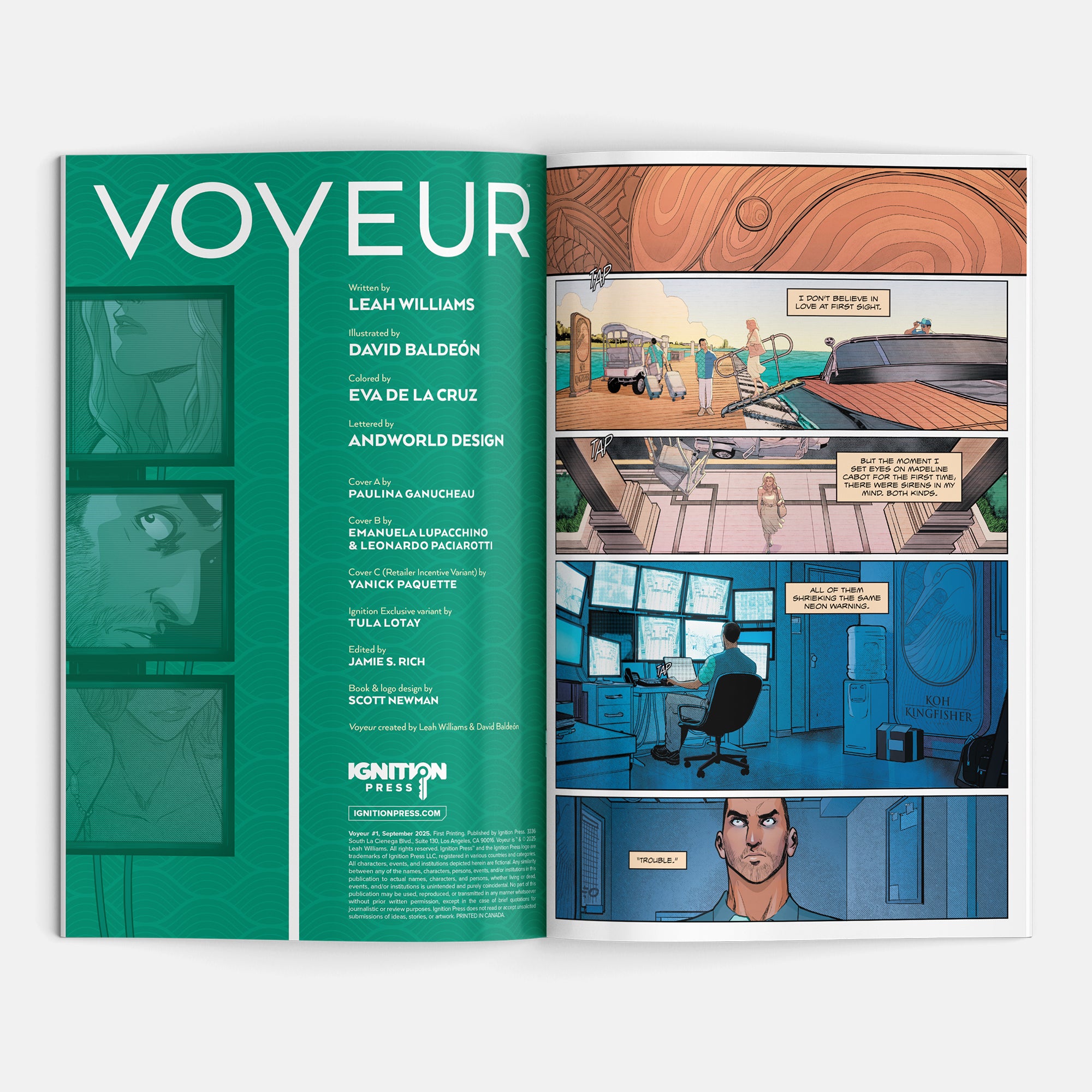 Voyeur #1 Cover E Yanick Paquette 2nd Printing