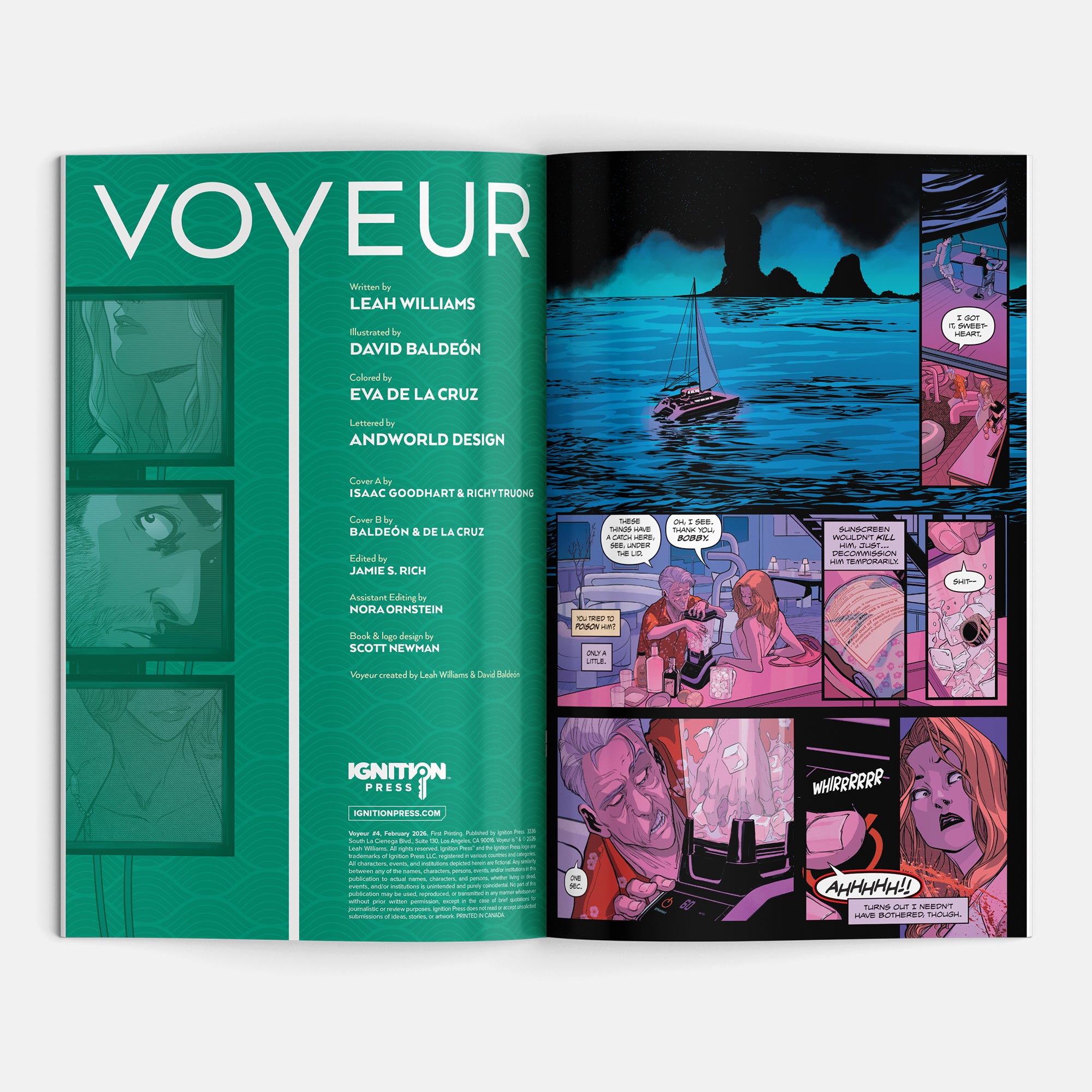 Voyeur #4 Cover B David Baldeon