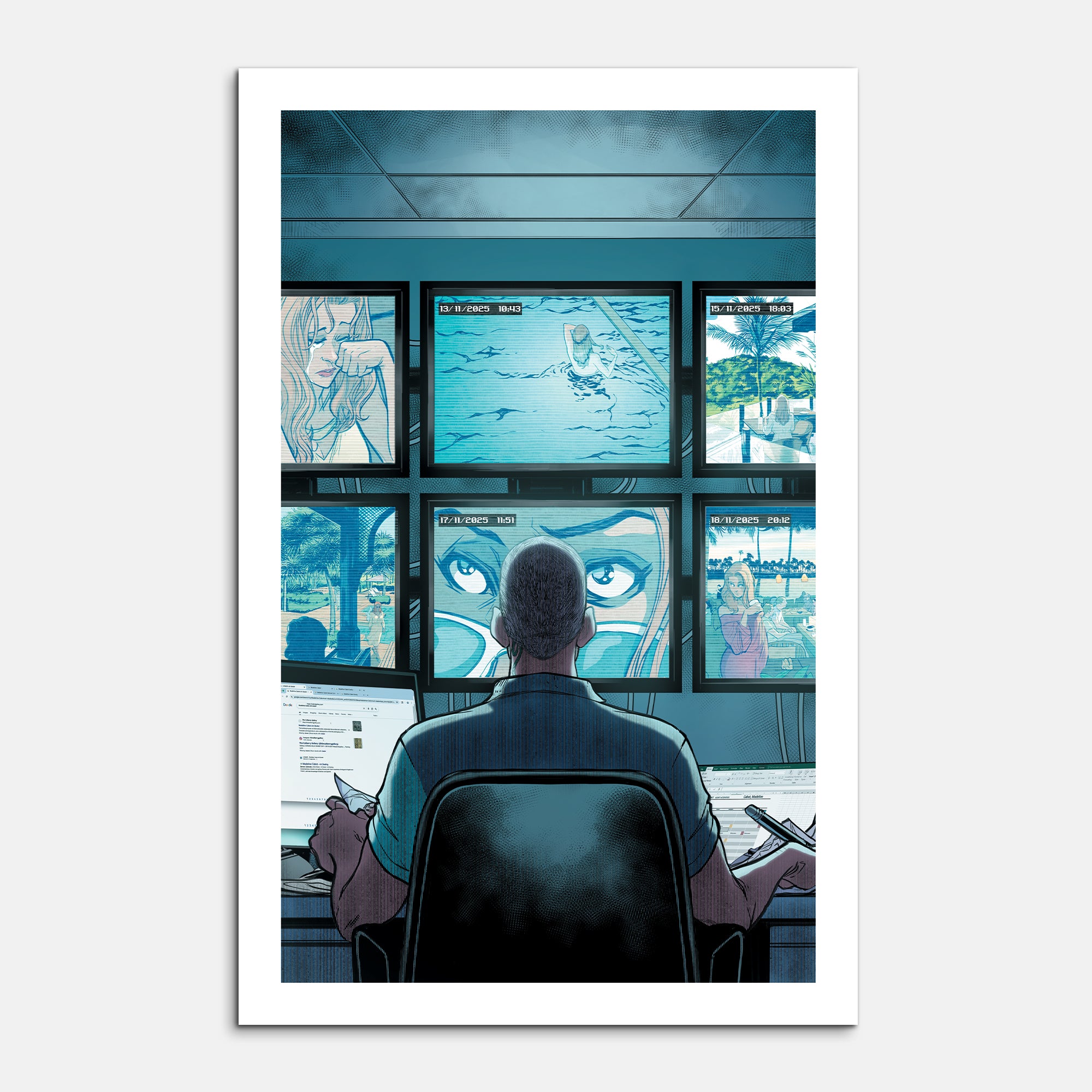Voyeur #1 David Baldeón Art Print