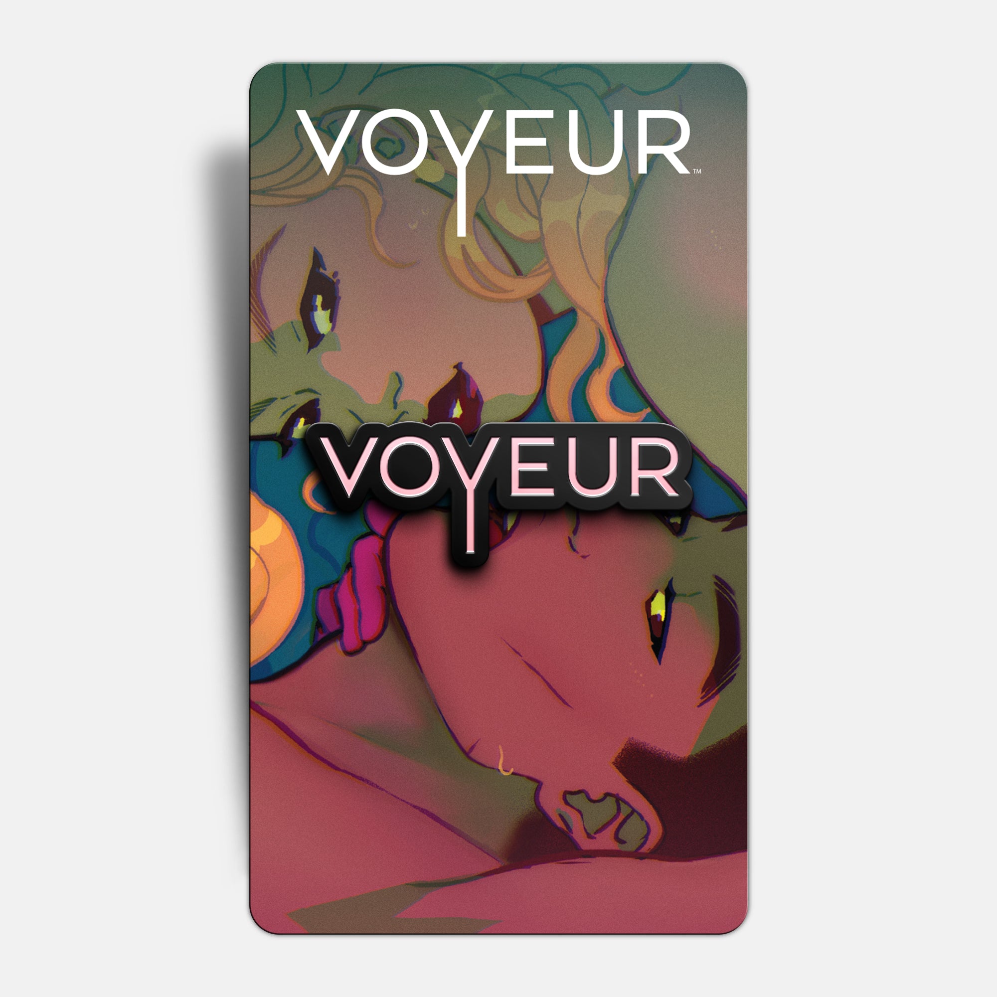 Voyeur Logo Enamel Pin