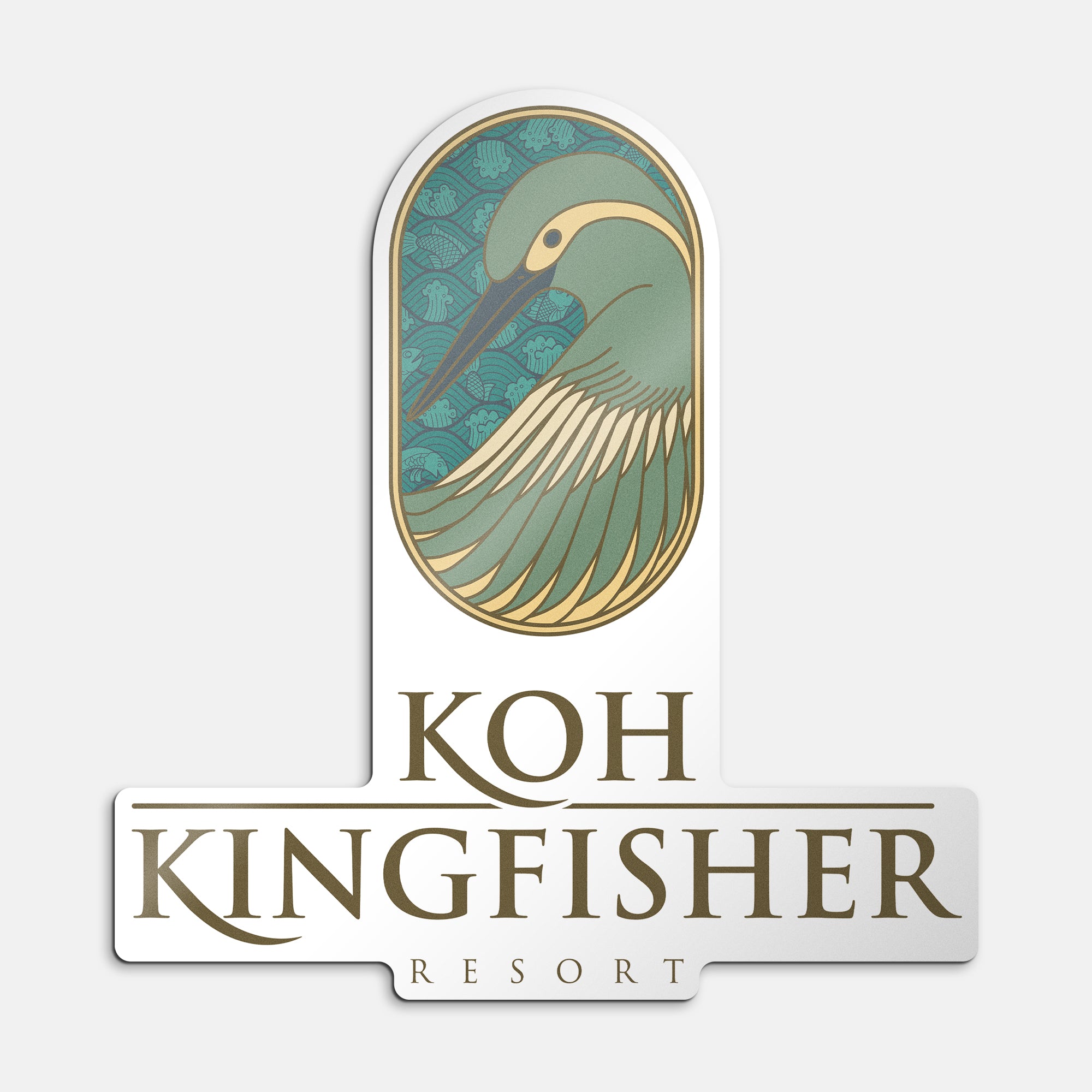 Voyeur Koh Kingfisher Vinyl Sticker